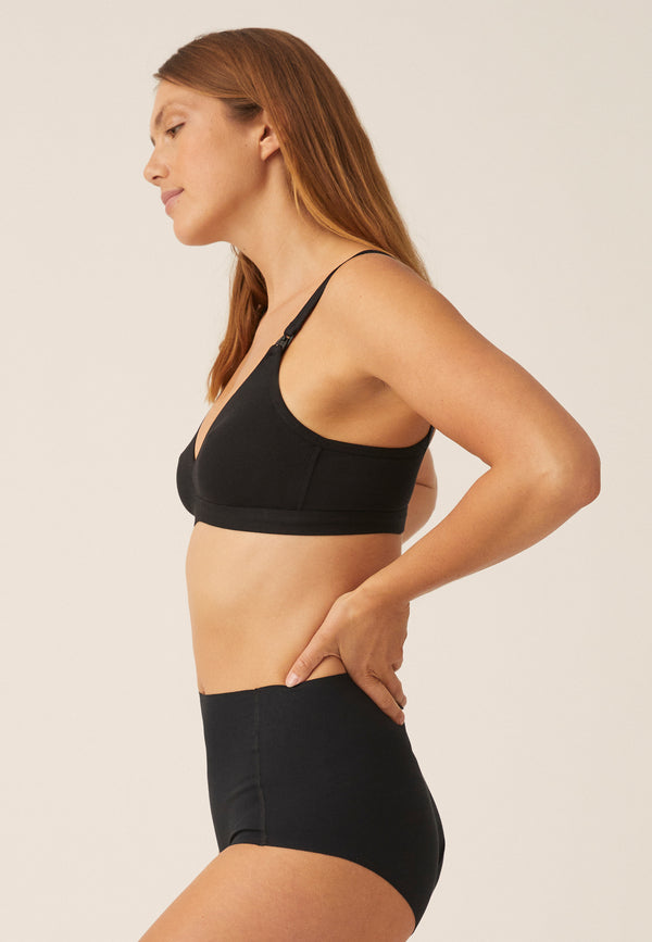 Naturana Still-BH aus Baumwolle - Schwarz Cyber Monday