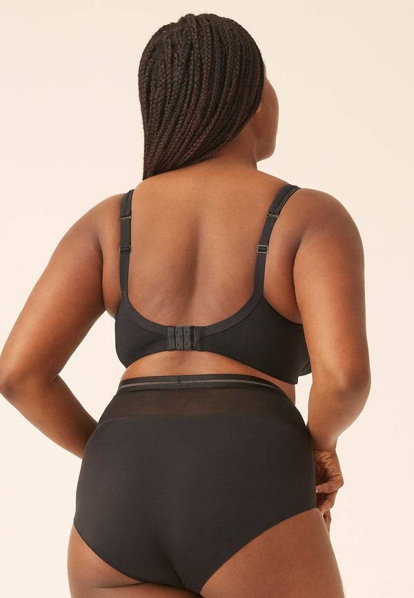 Naturana Soft-BH mit Mesheinsatz - Schwarz Exklusive Angebote