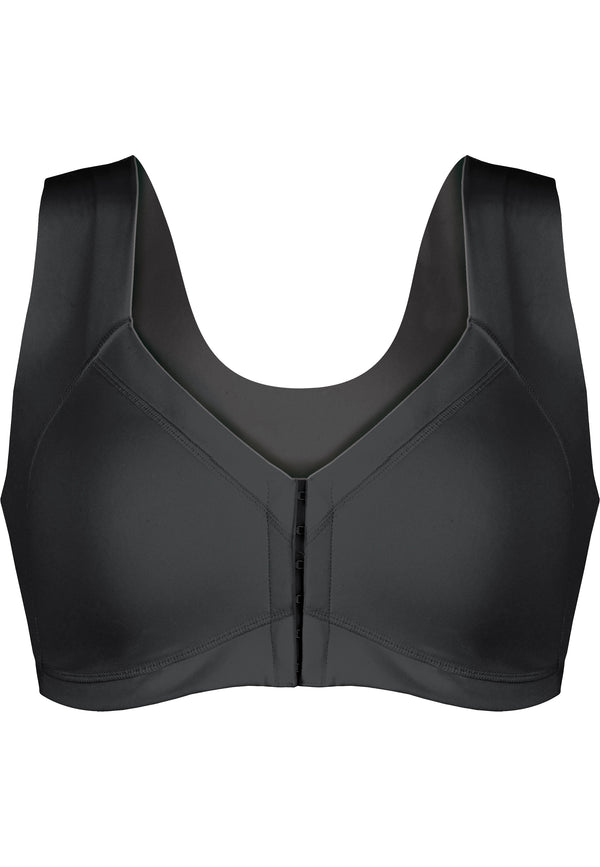 Naturana Vorderverschluss-BH - Schwarz Tägliche Deals