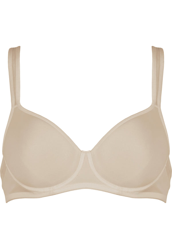 Naturana Spacer Bügel-BH mit Mesh Details - Light Beige Sonderangebote
