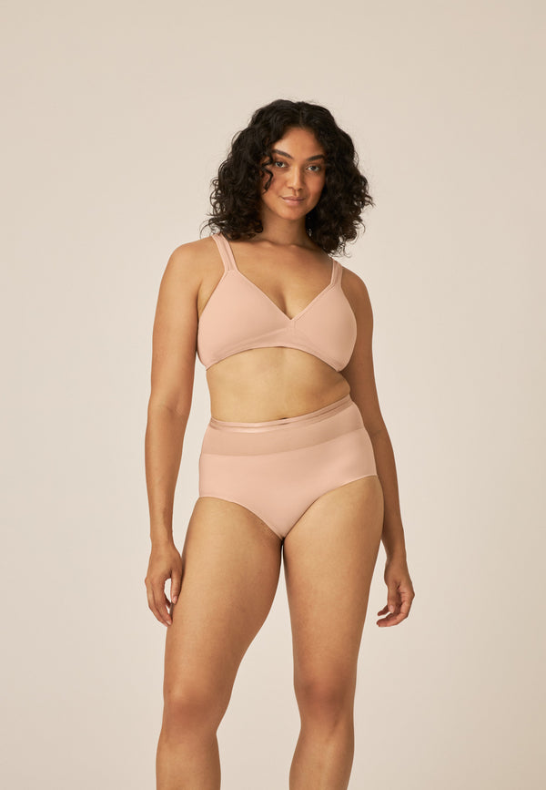 Naturana High Waist Panty - Light Beige Kostenlose Rückgabe
