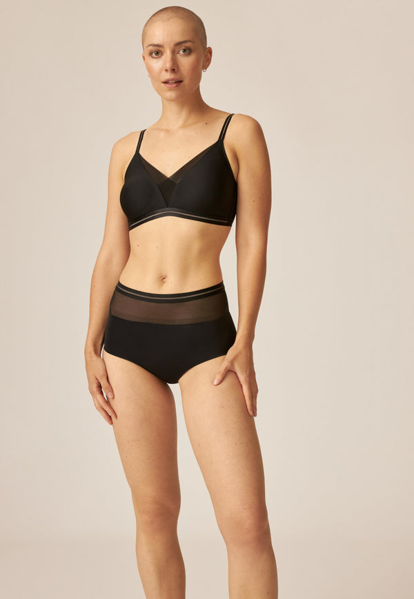 Naturana High Waist Panty - Schwarz Begrenzte Freigabe