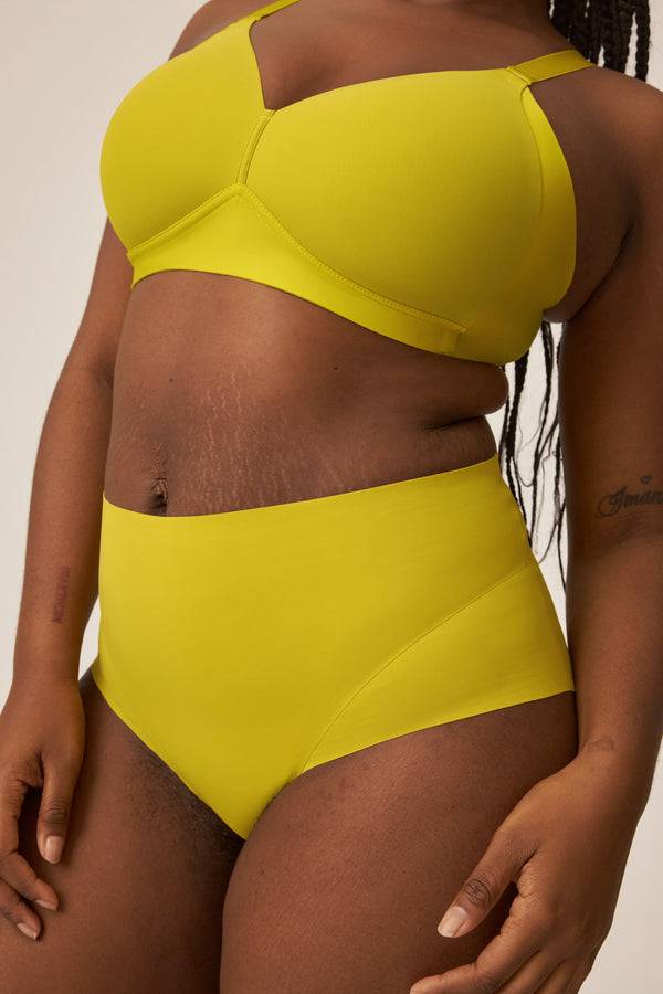 Naturana High Waist Slip mit leichtem Shape-Effekt - Golden Olive Zeitbegrenzte Promotion