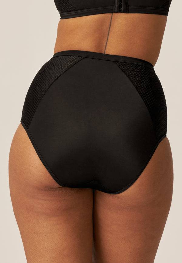 Naturana Comfort High Waist Slip - Schwarz Bis zu 50% Rabatt