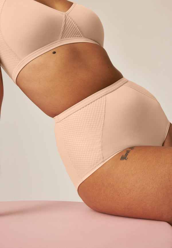 Naturana Comfort High Waist Slip - Light Beige Bis zu 60% Rabatt