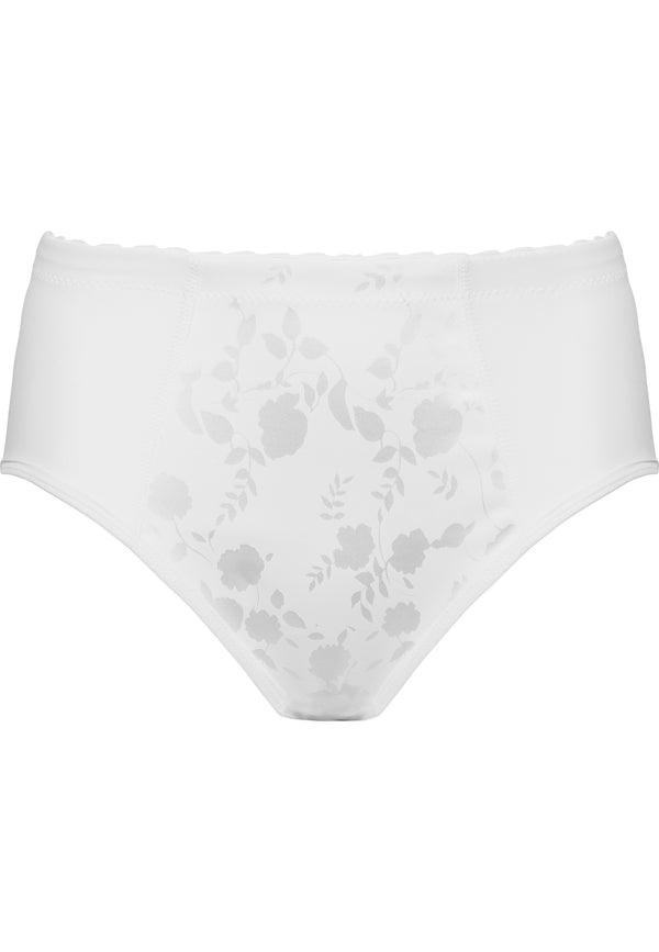 Naturana Minimizer Slip mit Blumenmuster - Weiss Bis zu 55% Rabatt