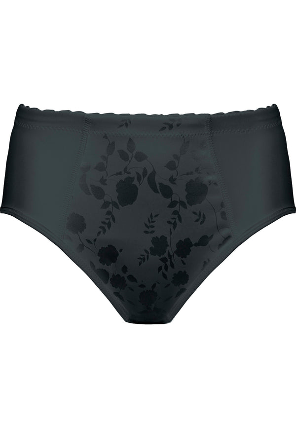 Naturana Minimizer Slip mit Blumenmuster - Schwarz Discount Store für neue Produkte
