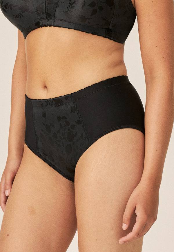 Naturana Minimizer Slip mit Blumenmuster - Schwarz Discount Store für neue Produkte