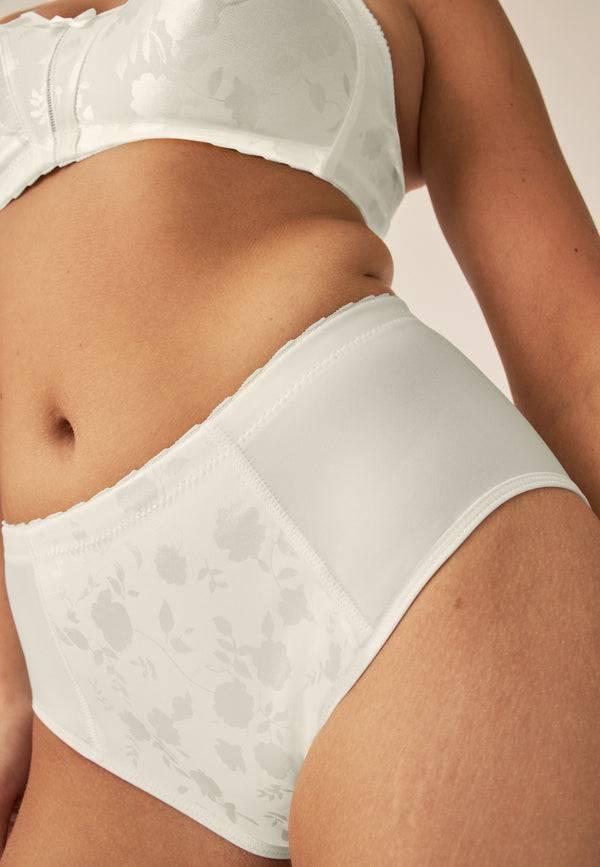 Naturana Minimizer Slip mit Blumenmuster - Champagner Nur noch ein Tag übrig