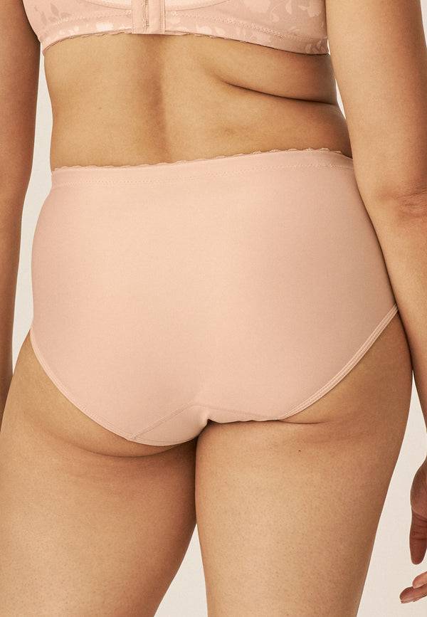 Naturana Minimizer Slip mit Blumenmuster - Light Beige Super Rabatt