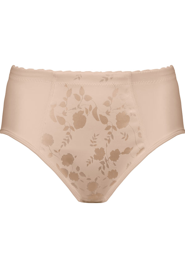 Naturana Minimizer Slip mit Blumenmuster - Light Beige Super Rabatt