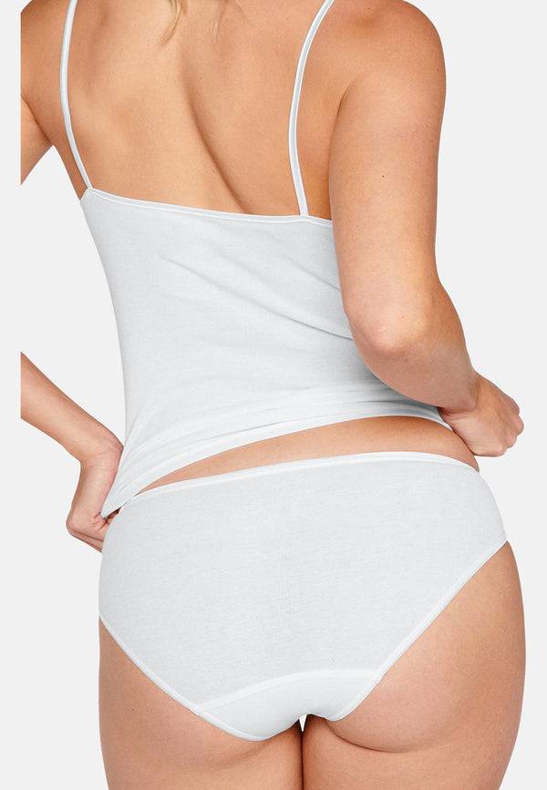Naturana Mini Slip aus Biobaumwolle - Weiss Begrenzt auf 3 Tage