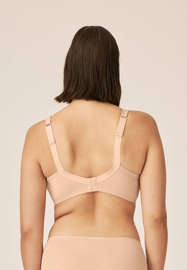 Naturana Bügelloser BH mit Schale und Glanzband - Light Beige Im Verkauf
