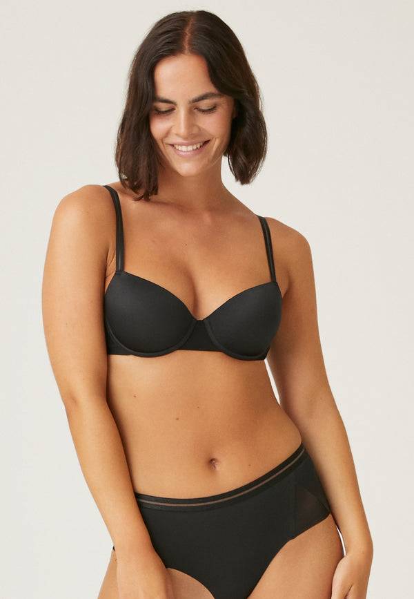 Naturana Bügel-BH mit Schale - Schwarz Online