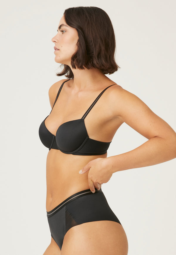 Naturana Bügel-BH mit Schale - Schwarz Online
