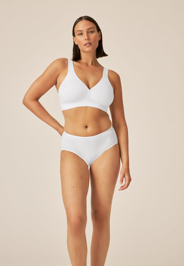 Naturana Athleisure Soft-BH - Weiss Outlet