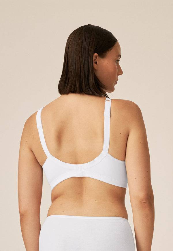 Naturana Minimizer Soft-BH mit Glanzband - Weiss Verkauf