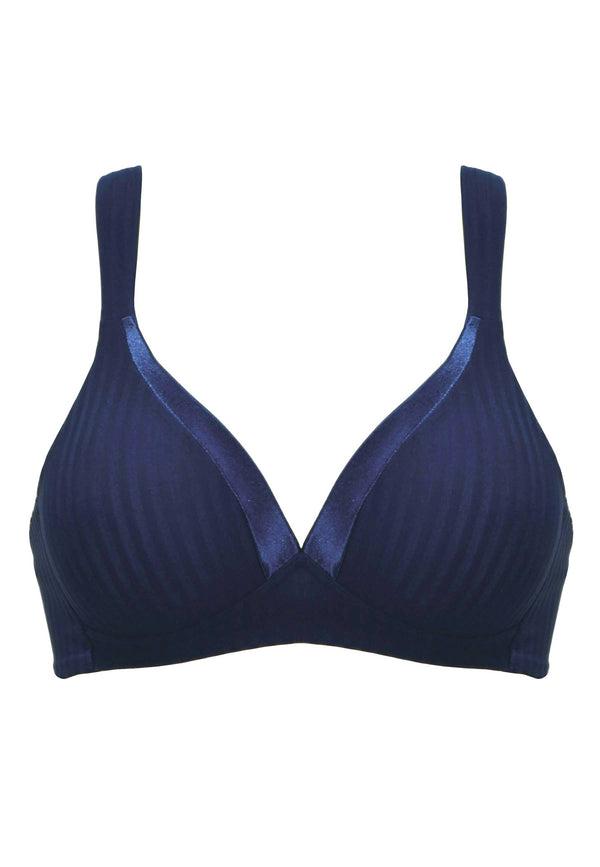 Naturana Streifen Soft-BH mit Schale - Navy Gestreift Angebote