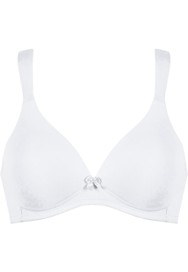 Naturana Soft-BH mit Schale und Entlastungsträgern - Weiss Günstiger Verkauf
