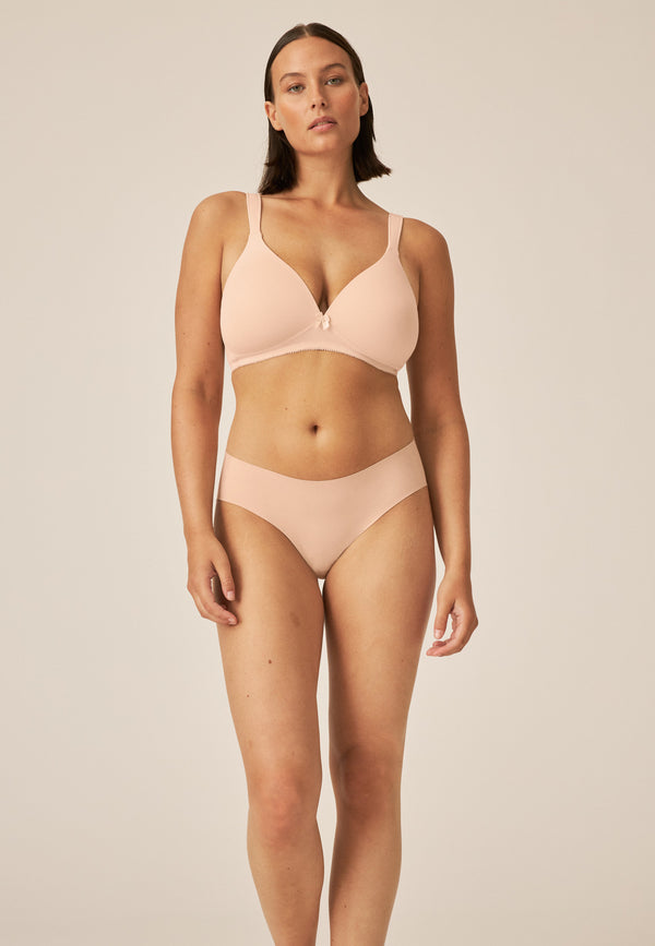 Naturana Soft-BH mit Schale und Entlastungsträgern - Light Beige Fabrikverkauf