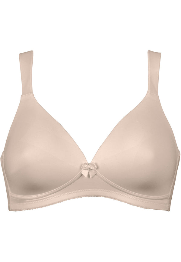 Naturana Soft-BH mit Schale und Entlastungsträgern - Light Beige Fabrikverkauf