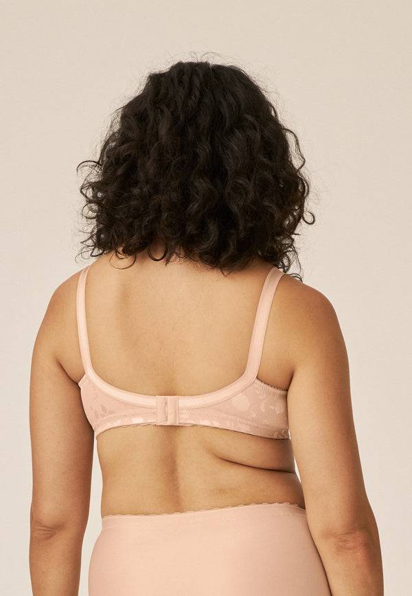 Naturana Minimizer Soft-BH in Blumenmuster - Light Beige Limitierter Zeitrabatt