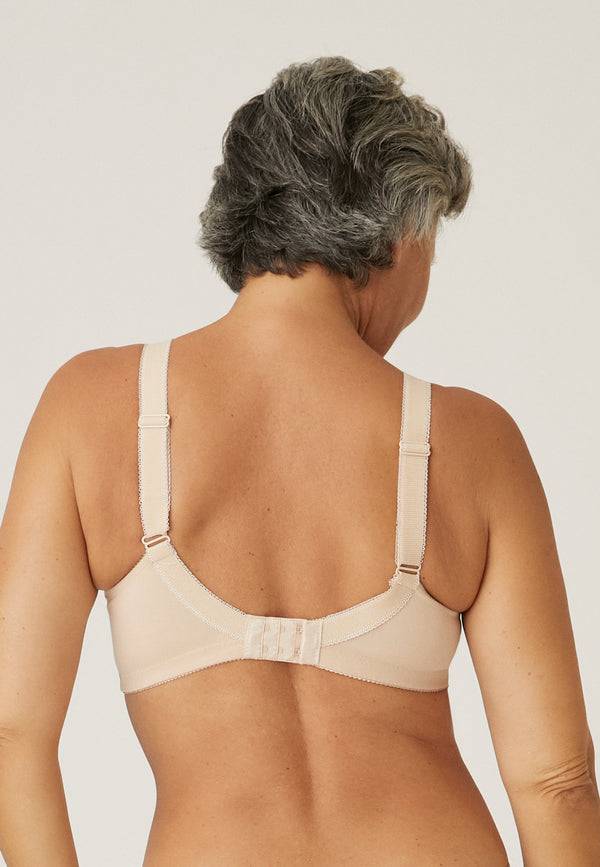 Naturana Klassischer Soft-BH mit Tasche - Light Beige Flash Sale