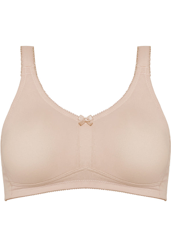 Naturana Klassischer Soft-BH mit Tasche - Light Beige Flash Sale