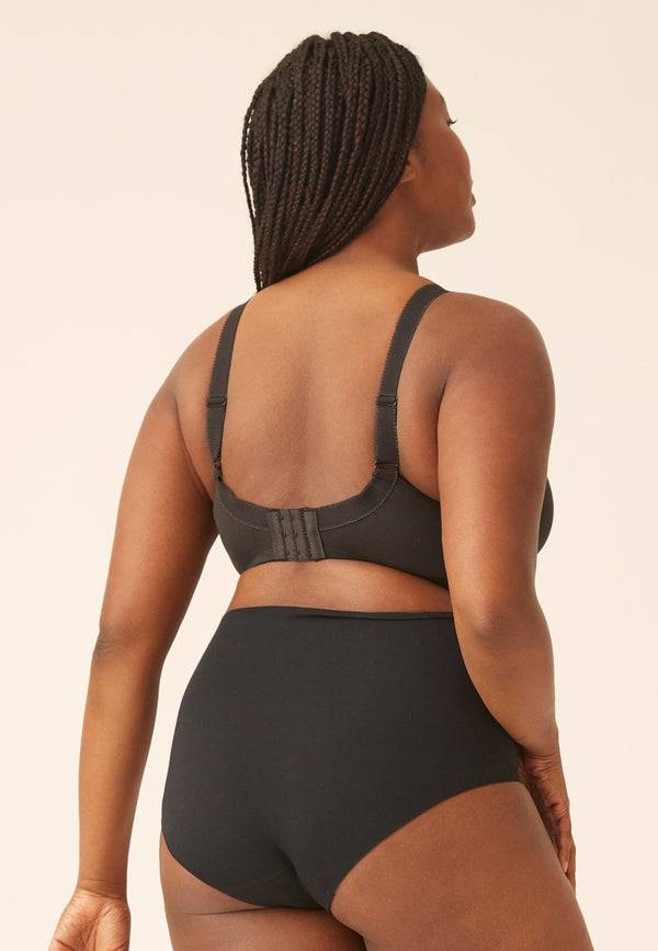 Naturana Klassischer Soft-BH mit Tasche - Schwarz Begrenztes Angebot
