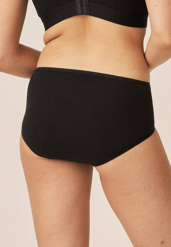 Naturana Midi Slip aus Biobaumwolle - Schwarz Exklusivangebot