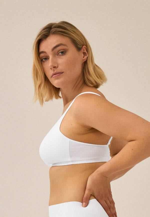 Naturana Elasticup Soft-BH mit Baumwolle - Weiss Heißer Verkauf