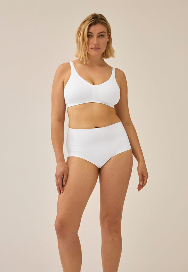 Naturana Elasticup Soft-BH mit Baumwolle - Weiss Heißer Verkauf