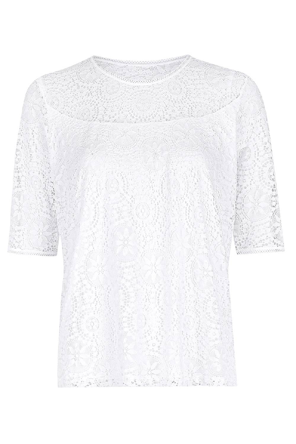Nina Von C. Spitzenshirt, halbarm Neueste Mode