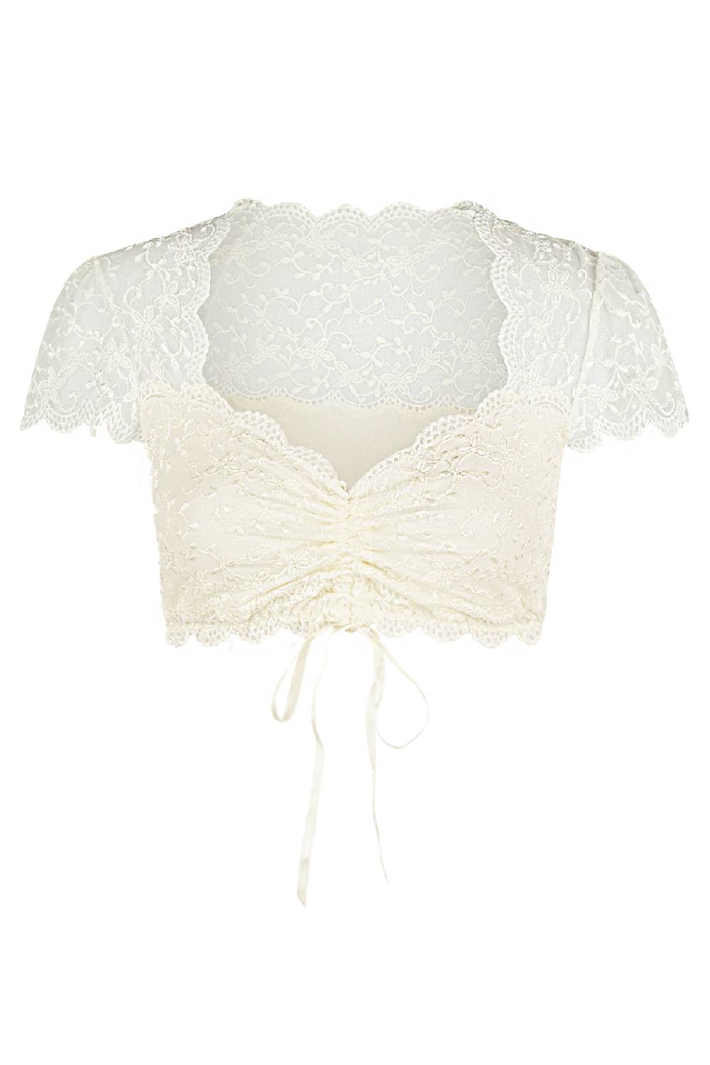 Nina Von C. Dirndl-Bluse Nina, kurzarm Kostenlose Rückgabe