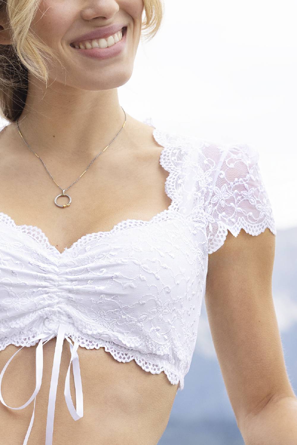 Nina Von C. Dirndl-Bluse Nina, kurzarm Letzte 3 Tage