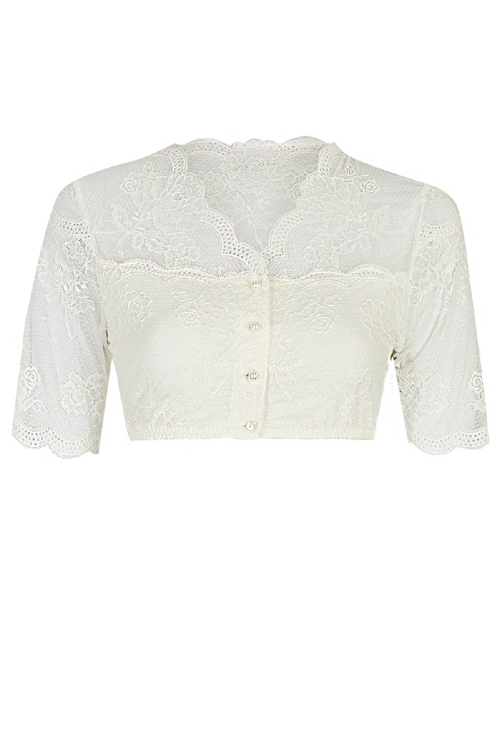 Nina Von C. Dirndl-Bluse Julia, halbarm Nur noch ein Tag übrig