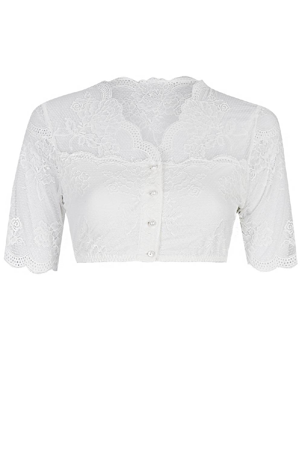 Nina Von C. Dirndl-Bluse Julia, halbarm Super Rabatt