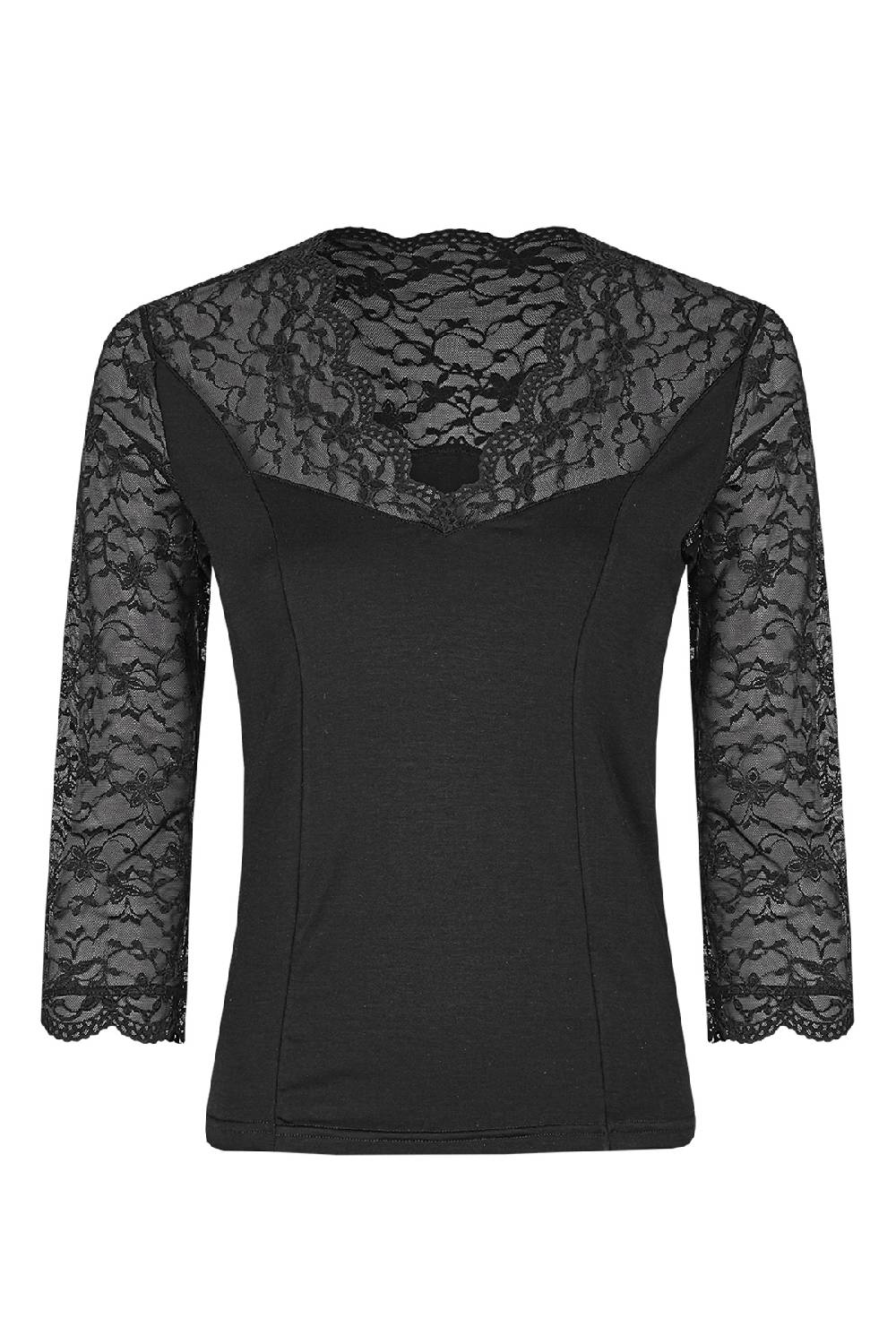 Nina Von C. Spitzenshirt, 3/4 Arm Online