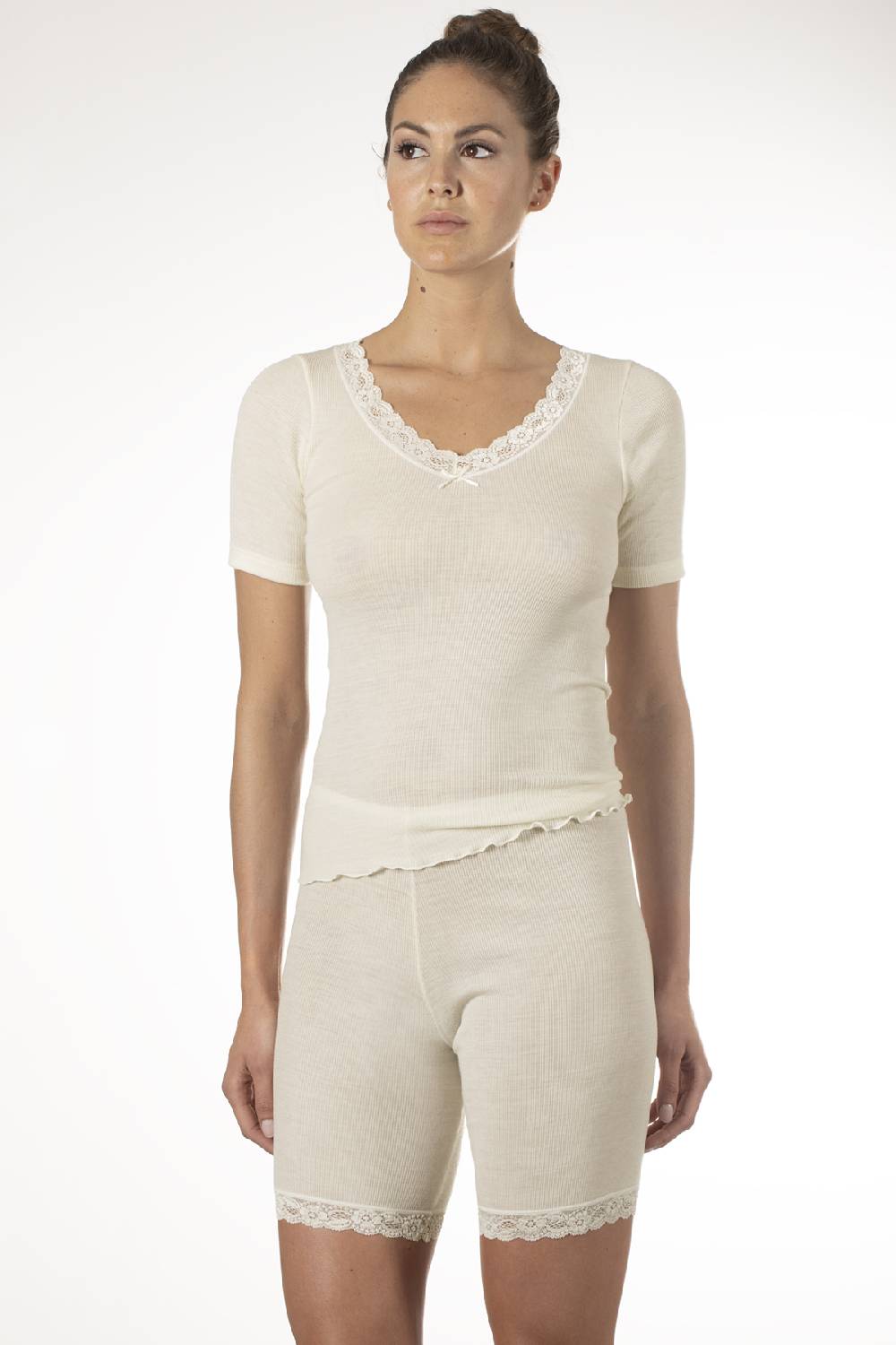 Nina Von C. Long Pants, WOOL SILK Saisonschlussverkauf