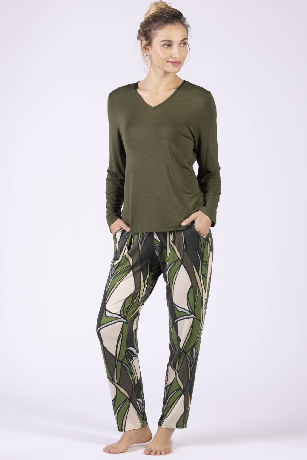 Nina Von C. Langarm Shirt, Modal Riesige Ersparnisse