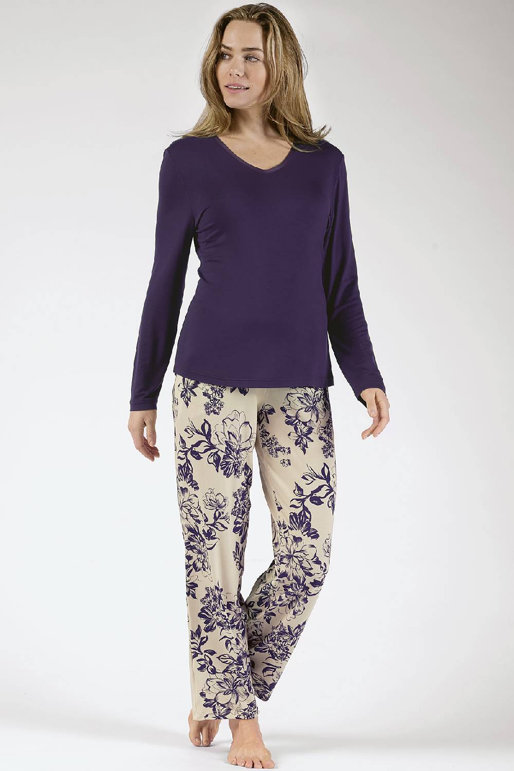 Nina Von C. Langarm Shirt, Modal VIP-Rabatte