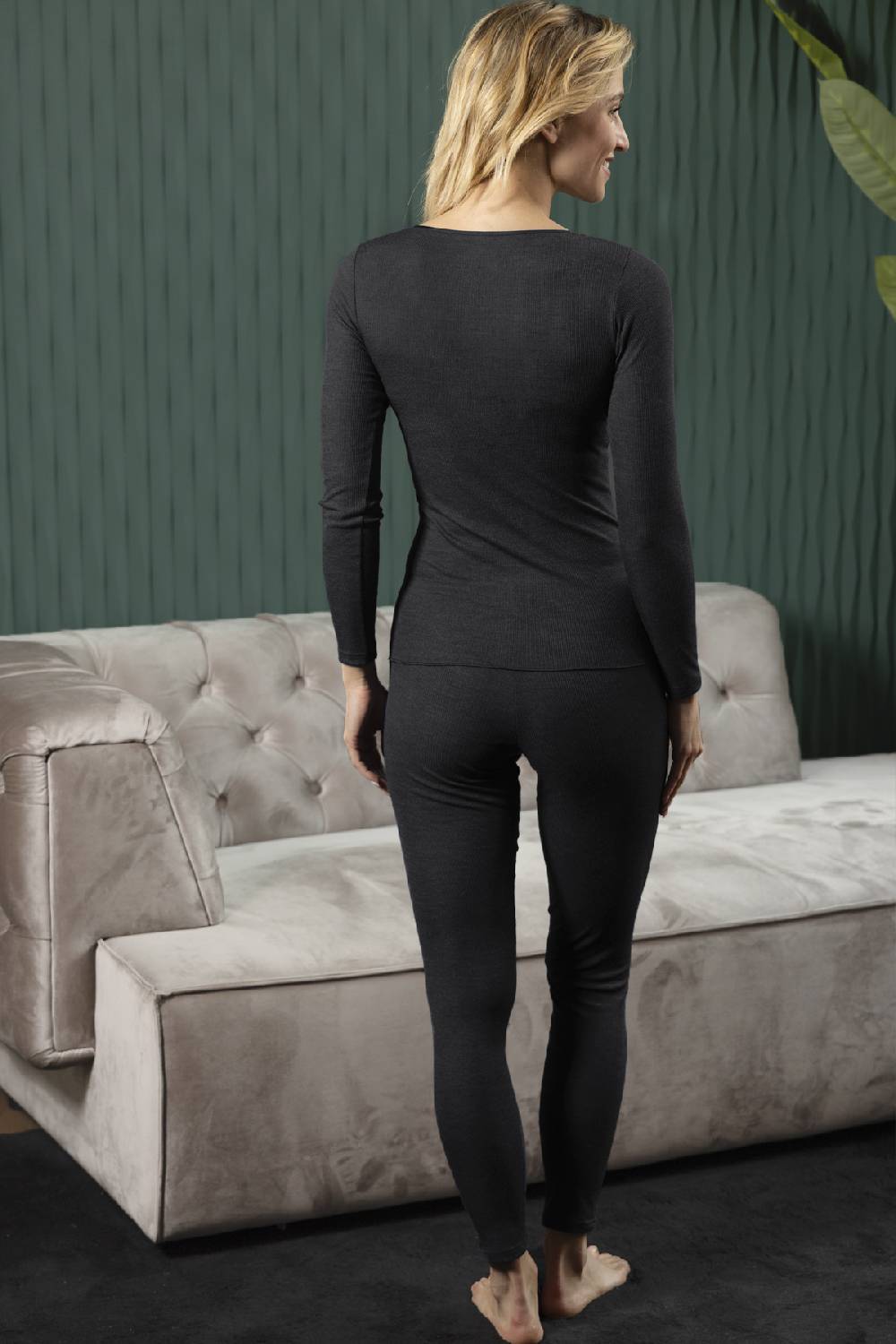Nina Von C. Langarm Shirt, WOOL SILK Fabrikverkauf