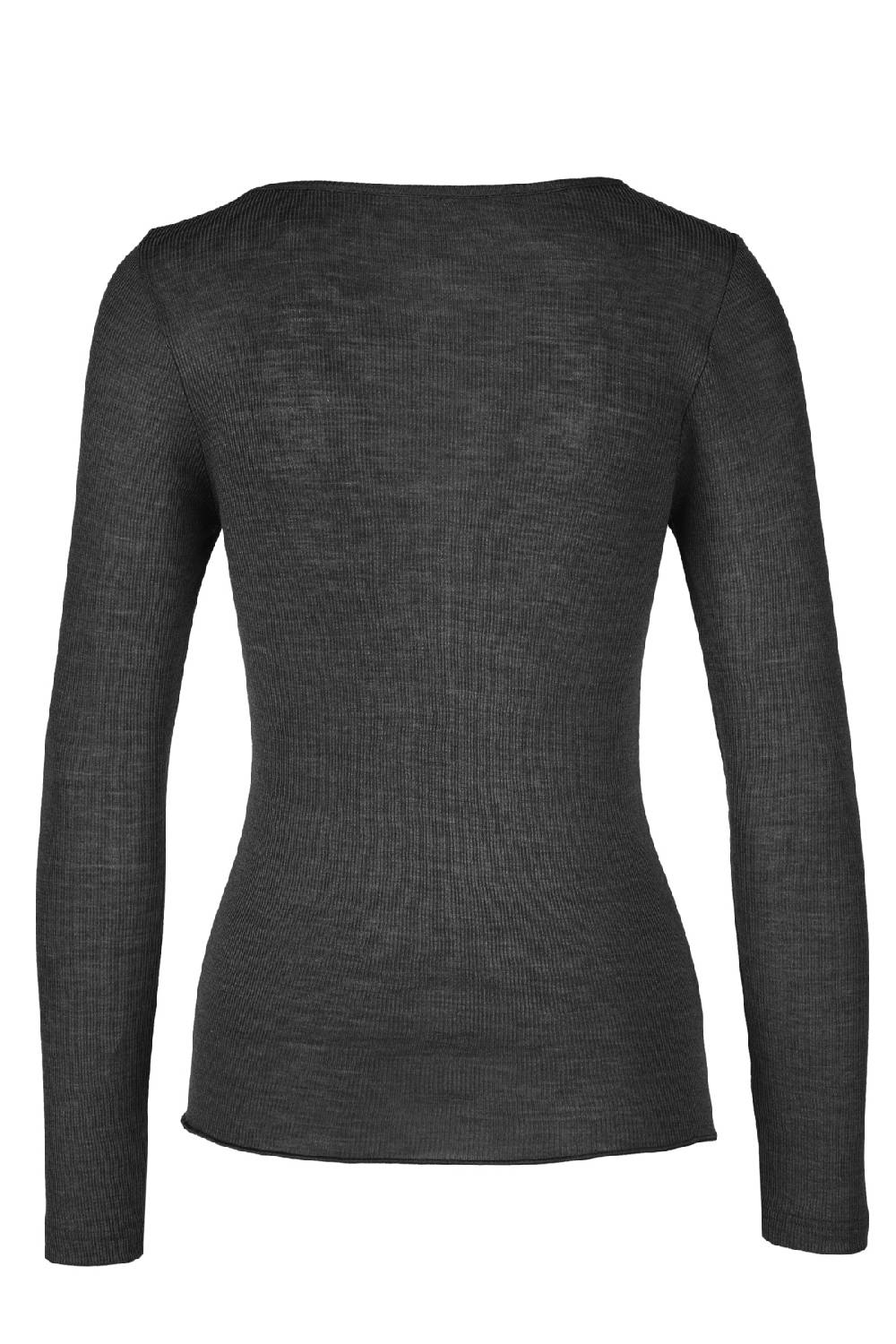 Nina Von C. Langarm Shirt, WOOL SILK Zeitlich begrenztes Angebot
