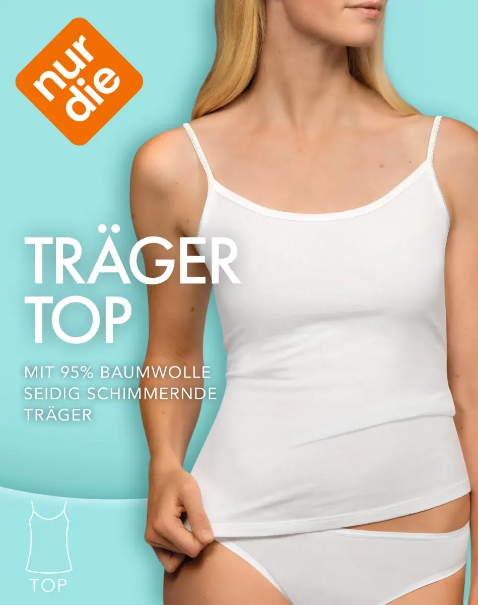 Nur Die Unterhemd Damen - weiß - Größe 44-46 Cyber Monday