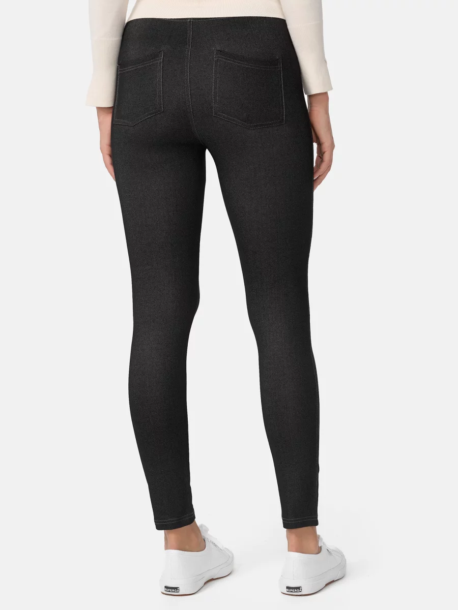 Nur Die Treggings in Jeans-Look - Relax & Go - schwarz - Größe 46-48 Vatertagsangebot