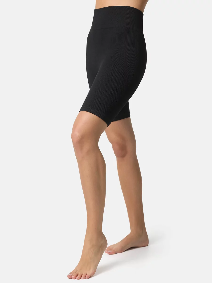 Nur Die Radler Shorts in Ripp-Optik - schwarz - Größe 44-46 Jubiläumsangebot