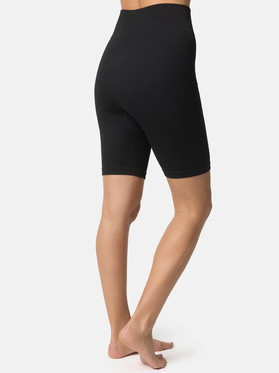 Nur Die Radler Shorts in Ripp-Optik - schwarz - Größe 44-46 Jubiläumsangebot