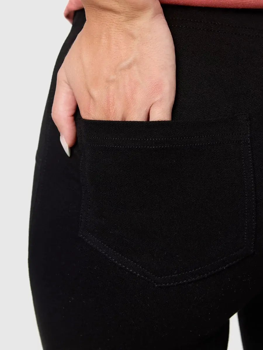 Nur Die Treggings Pure Black - Relax & Go - schwarz - Größe 44-46 Große Rabatte