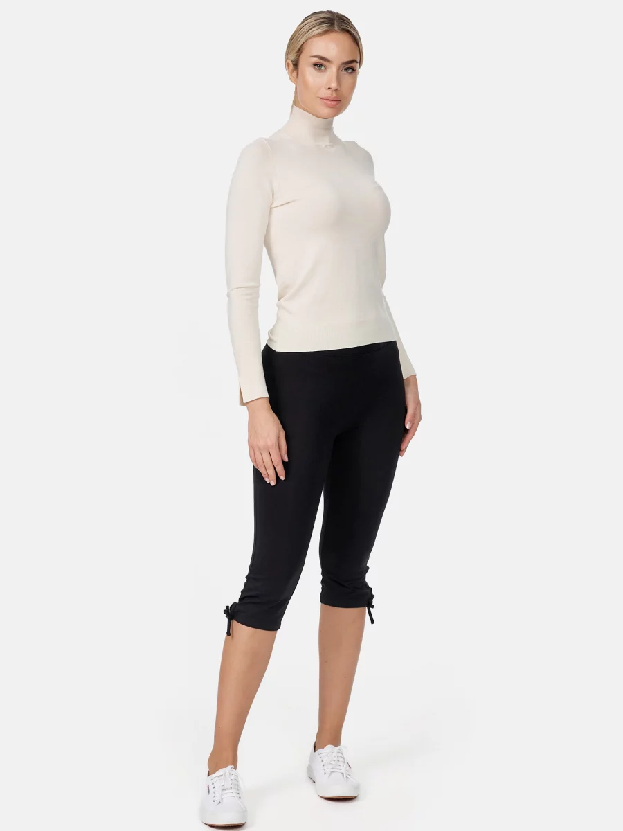 Nur Die Baumwoll Capri - Relax & Go - schwarz - Größe 36-38 Begrenzte Freigabe