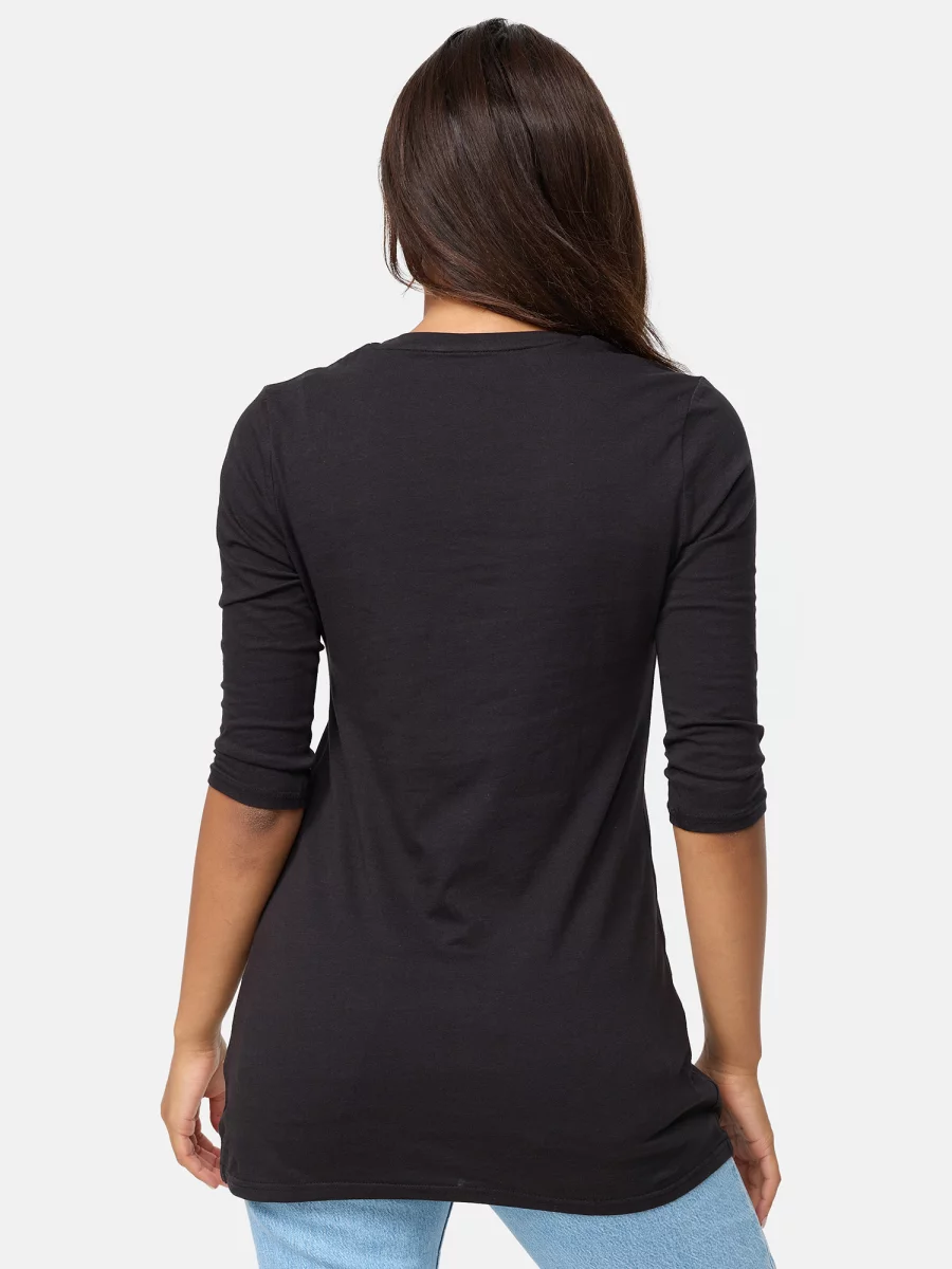 Nur Die Long-Shirt - Relax & Go - schwarz - Größe 48-50 Letzte 3 Tage